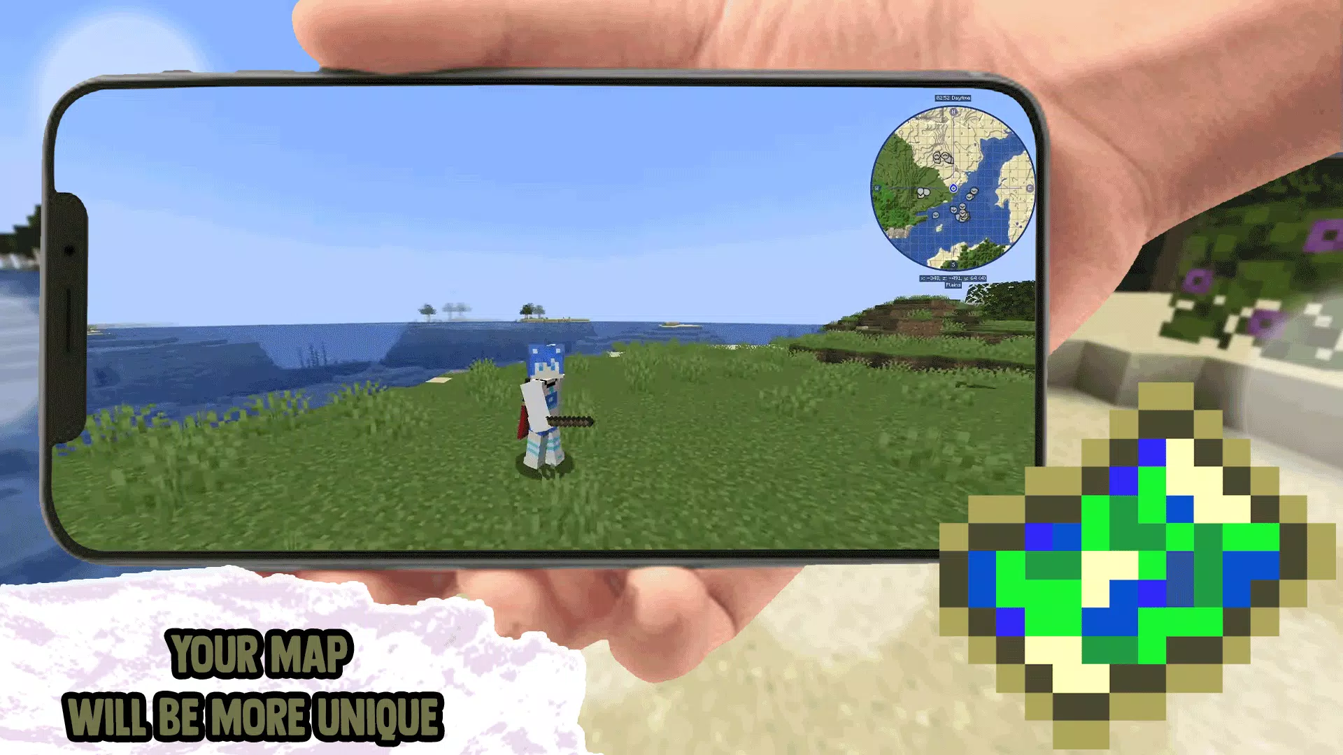Minimap Mod Addons for MCPE Tangkapan skrin 2