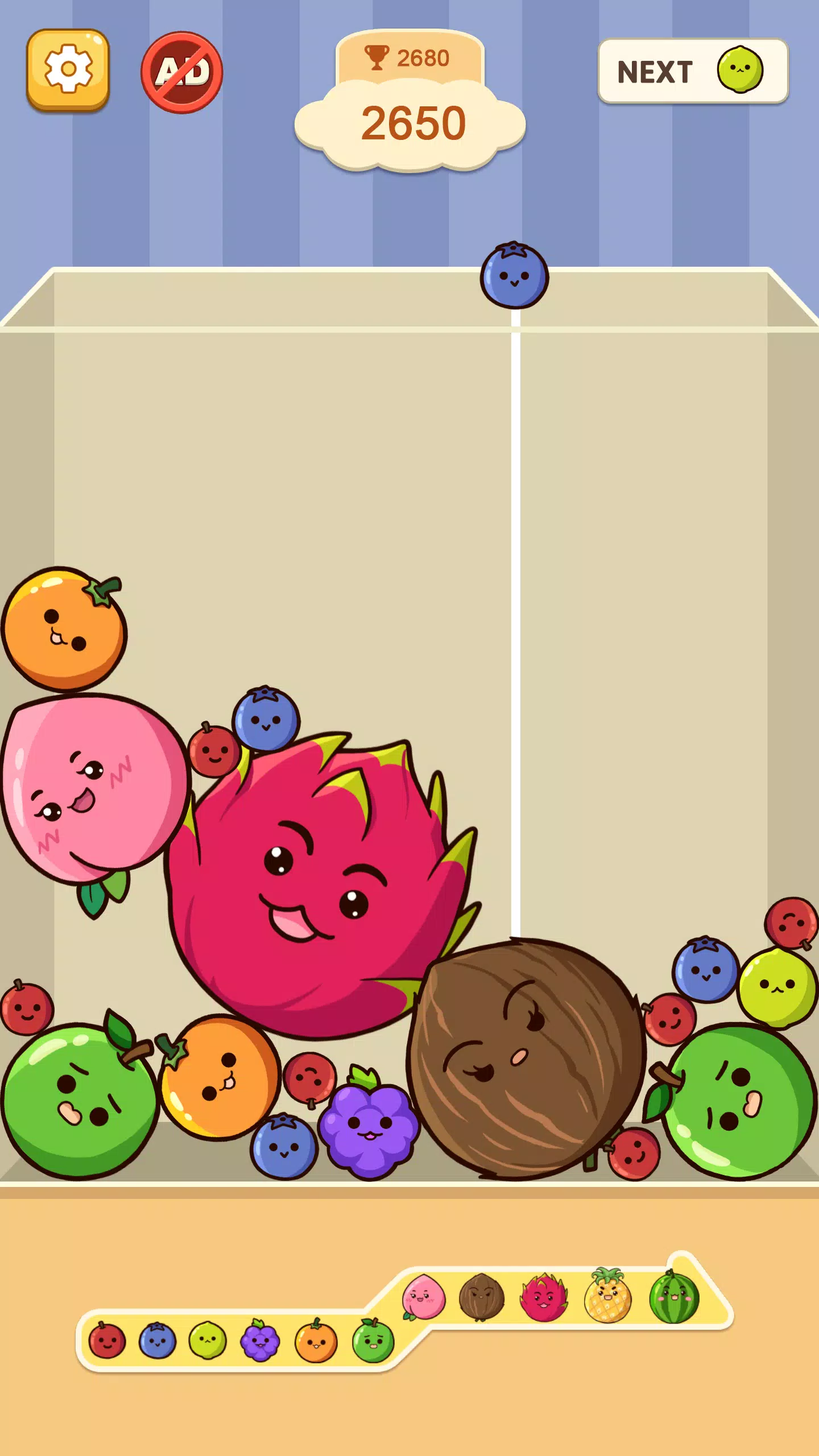 Fruit Merge: Juicy Drop Game Ảnh chụp màn hình 2