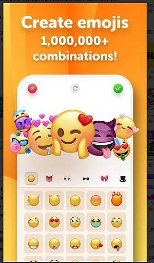 Emoji Up genmoji maker sticker Zrzut ekranu 1