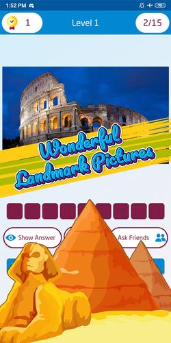Guess the famous place Captura de pantalla 3