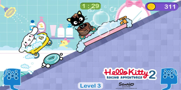 Hello Kitty games - car game 스크린샷 1