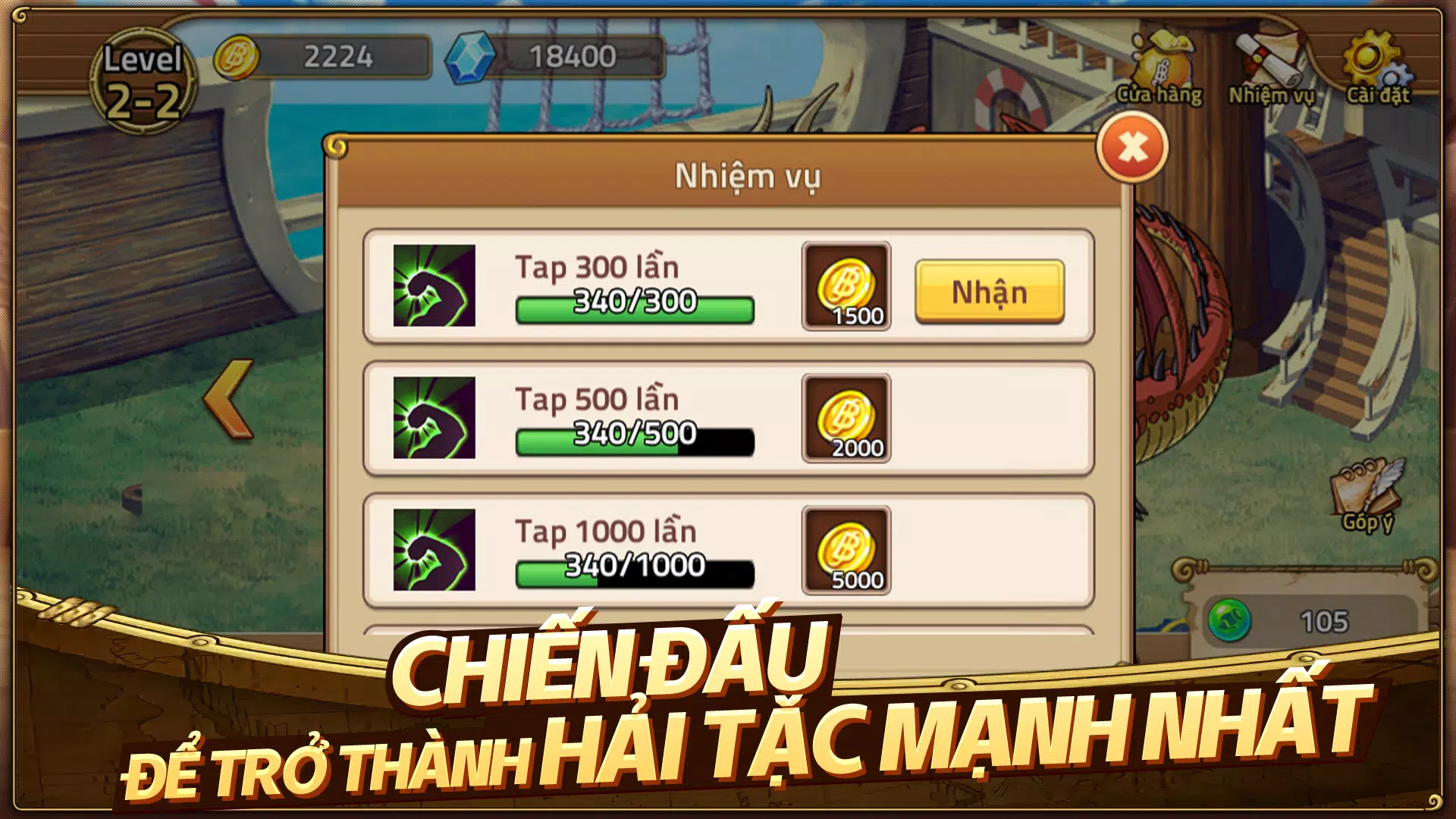 Huyền Thoại Hải Tặc Скриншот 2