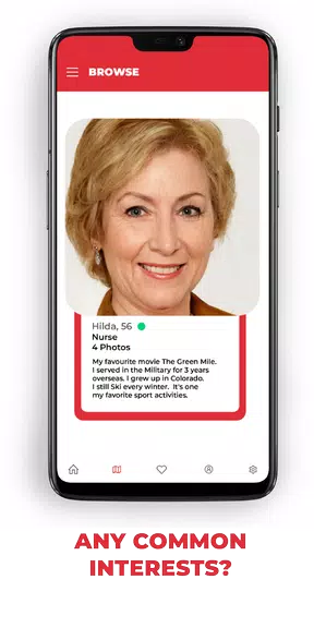 Senior Dating Sites - Meet Mature Local Singles スクリーンショット 1