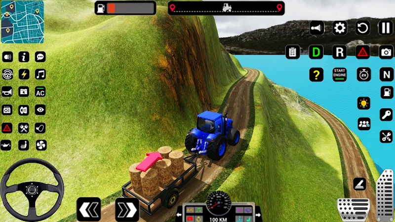 Tractor Trolly Driving Games 螢幕截圖 2