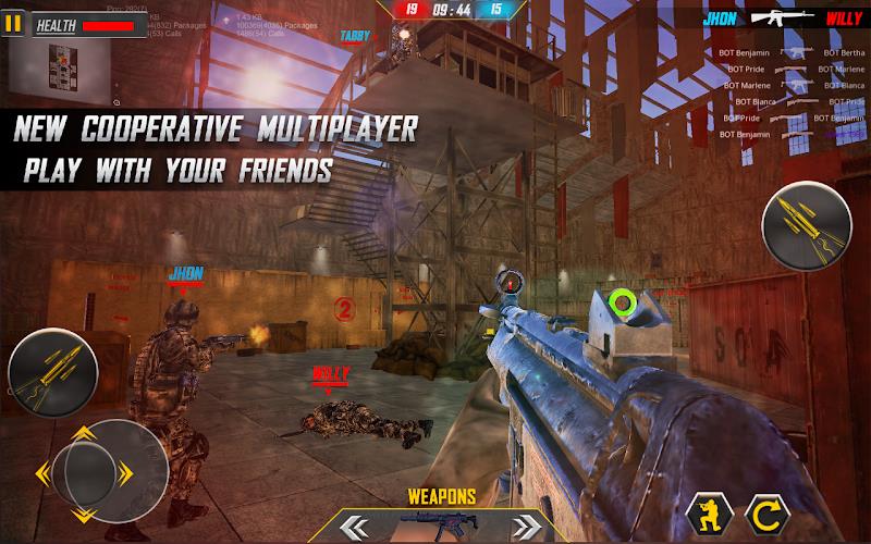 Cover Multiplayer Gun Games 3D 스크린샷 1