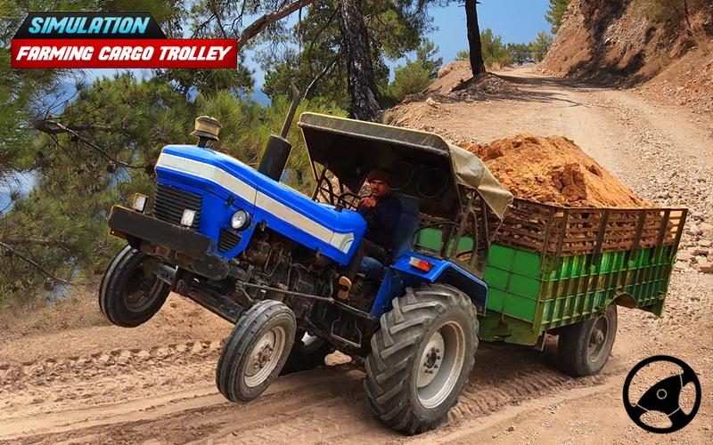 Tractor Trolley Farming Drive Ekran Görüntüsü 2