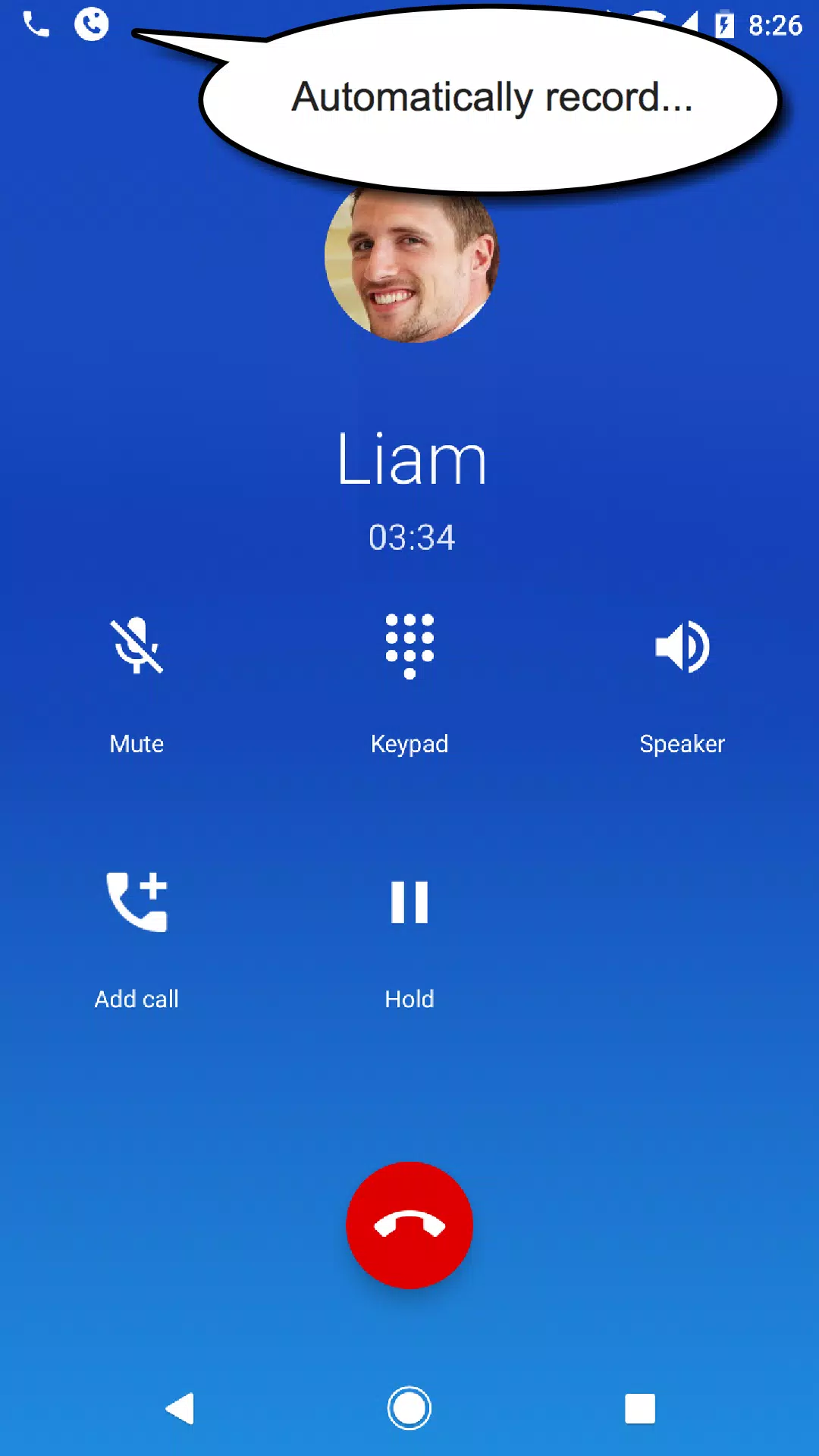 Call Recorder Tangkapan skrin 1