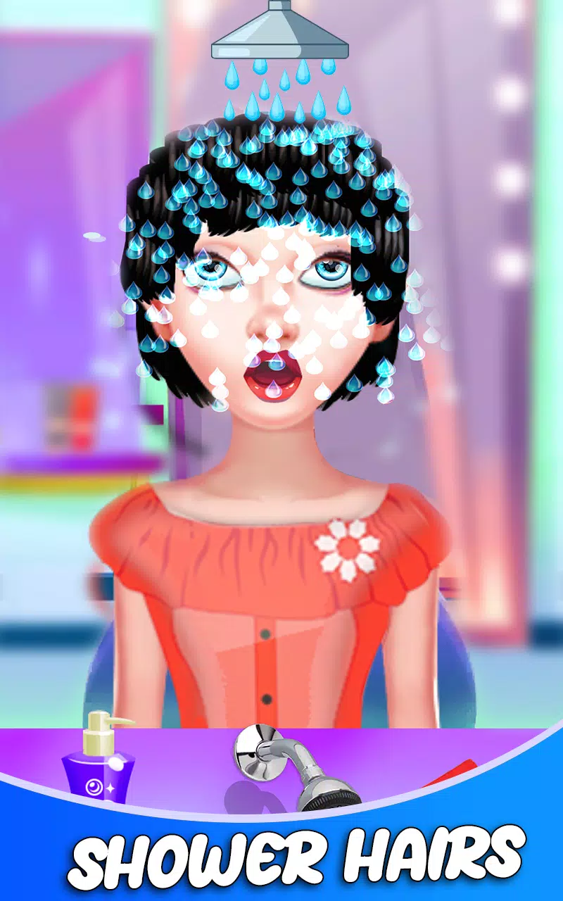 Schermata Fashion Girls Hair Salon Games 3