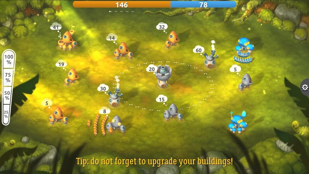 Mushroom Wars 2: RTS Strategy 스크린샷 1