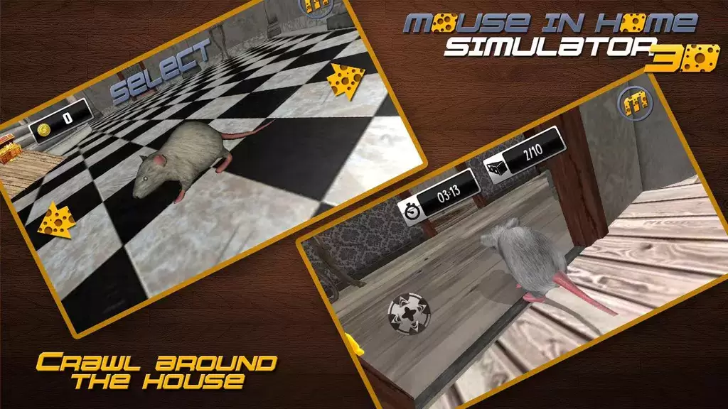 Mouse in Home Simulator 3D 스크린샷 3