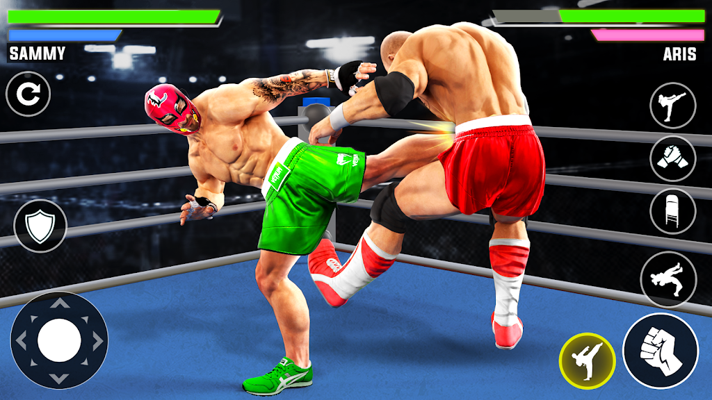 Real Wrestling Arena Fight 3D Schermafbeelding 1