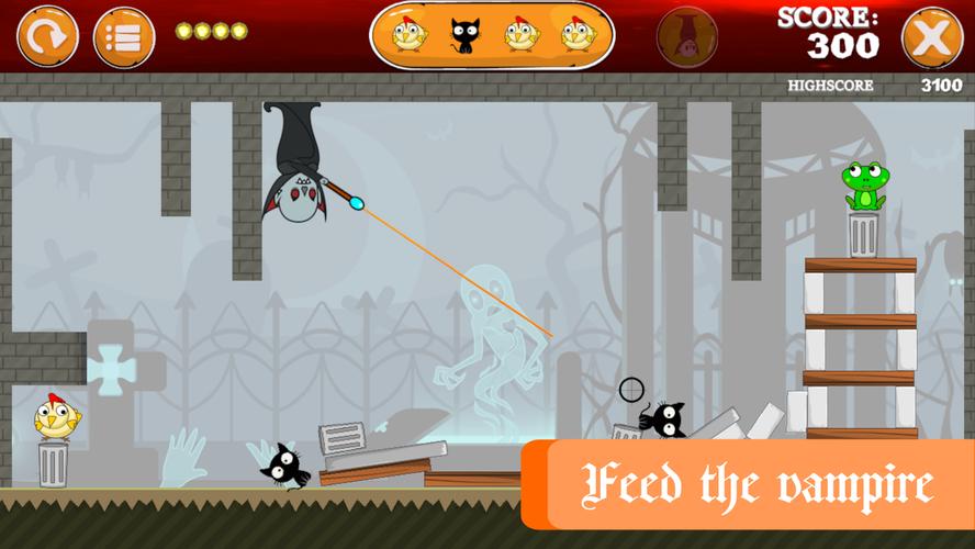 Mr Vampire - Physics Puzzle Screenshot 1