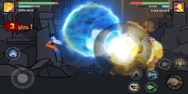 Stickman Warriors 螢幕截圖 1