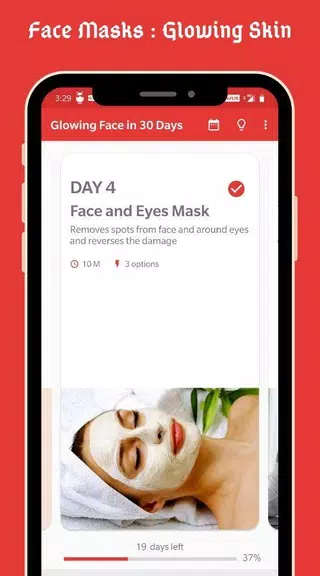 Glowing Face in 30 Days -  NO Captura de pantalla 3