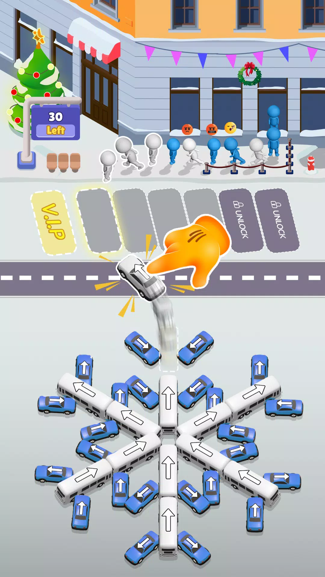 Schermata Bus Sort Jam: Parking Puzzle 2