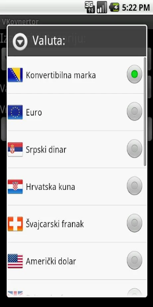 VKonvertor - konvertor valuta Screenshot 2