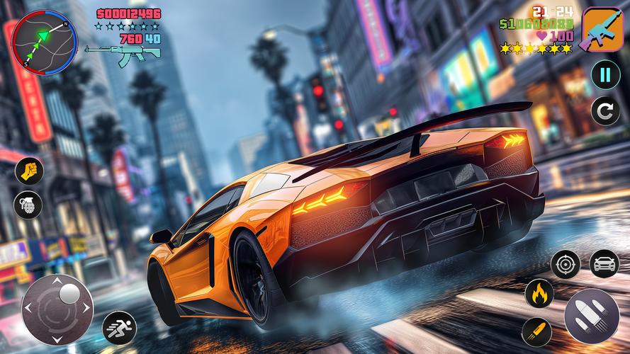 Open world Car Simulator Games Captura de pantalla 3