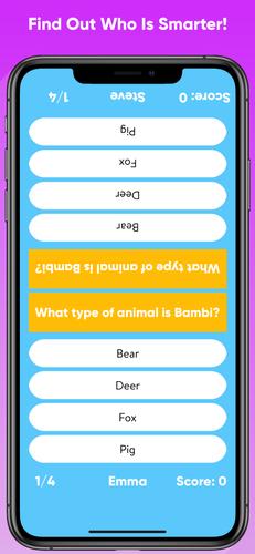 2 Player Quiz 螢幕截圖 1