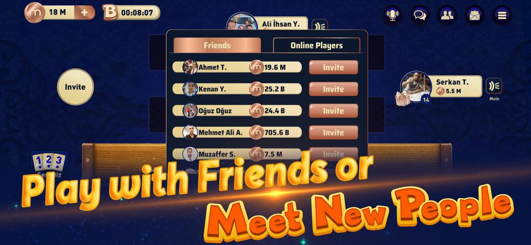 Okey Muhabbet Скриншот 2