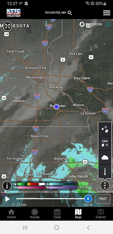 Schermata KTTC First Alert Weather 3