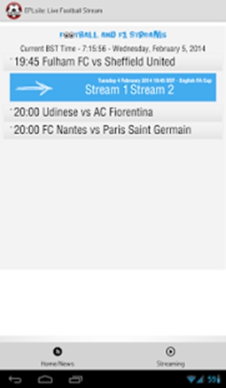EPLsite: Live Football Stream Tangkapan skrin 2