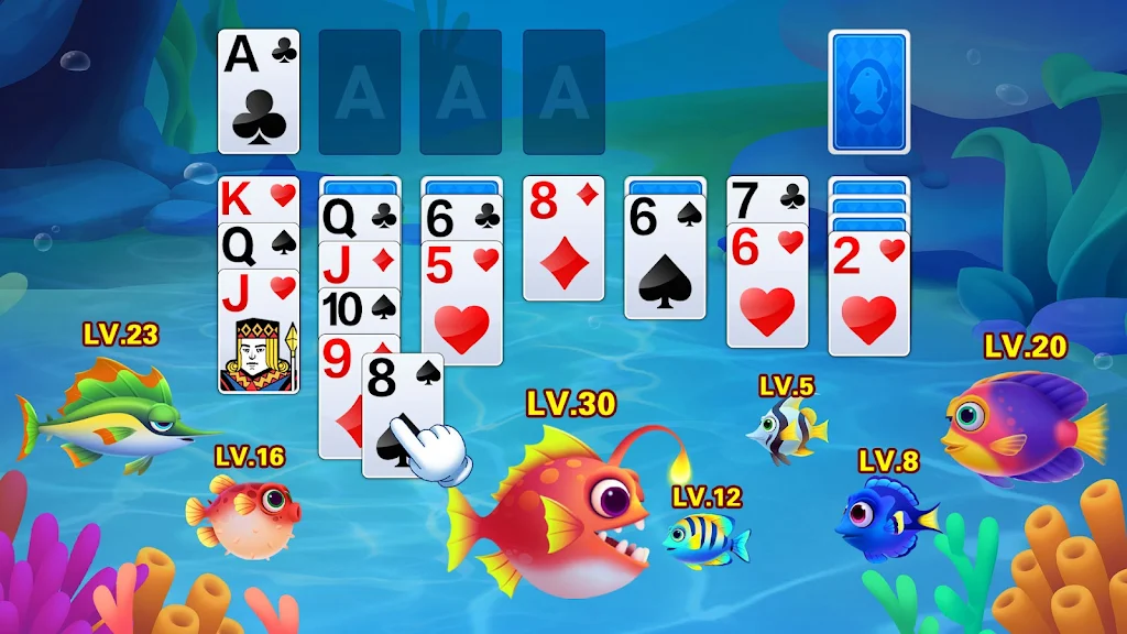 Solitaire Fish 2024 Скриншот 2