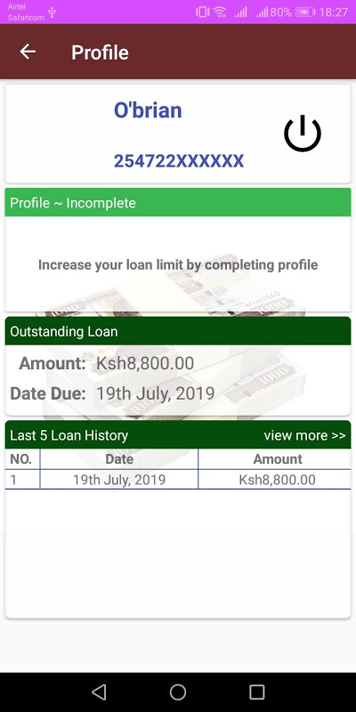 Loans Chap Chap Captura de tela 3
