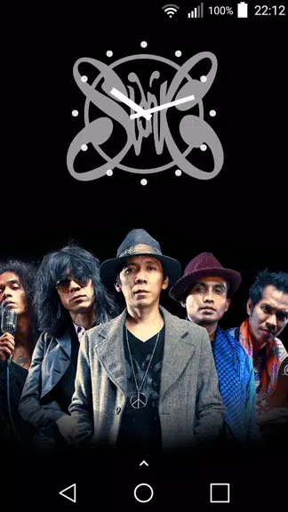 Slank Clock Widget ภาพหน้าจอ 1