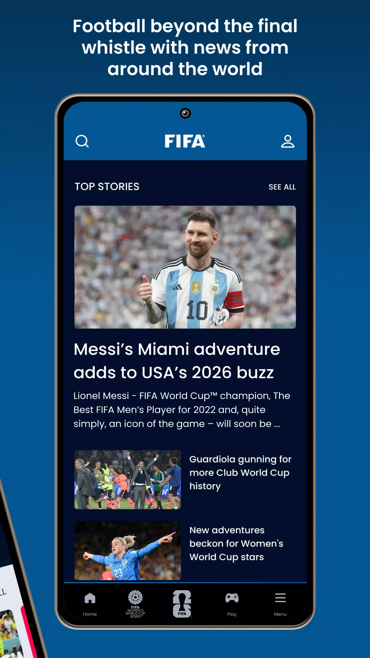 FIFA Official App 螢幕截圖 1