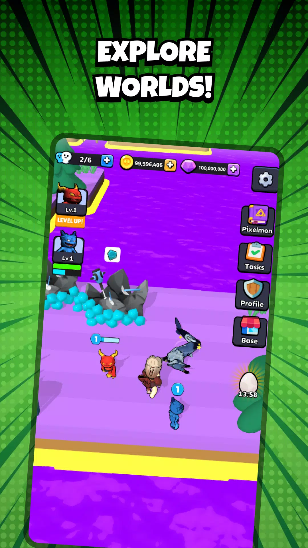 Pixelmon - Monster Tycoon 螢幕截圖 2