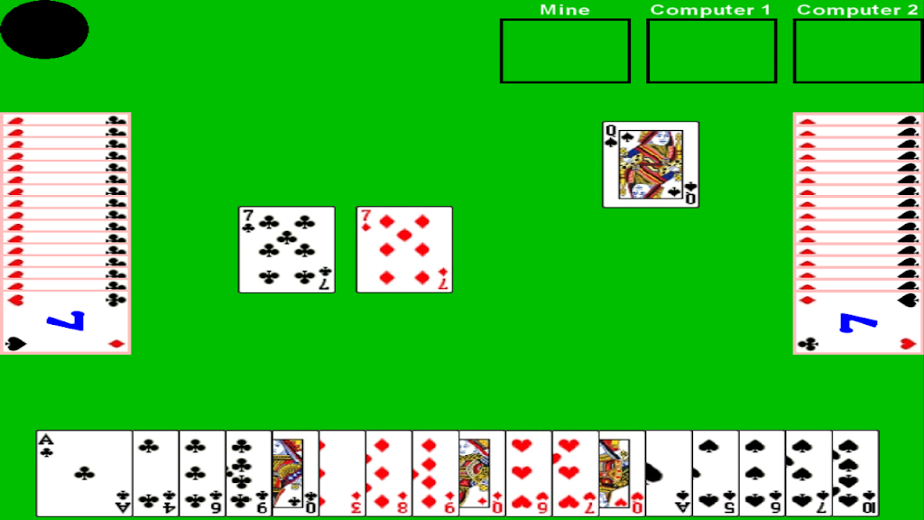 Seven Card Game - Simple and Fun Game Captura de pantalla 1