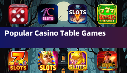 Populaire casinotafelgames