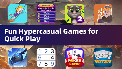 Веселые гиперказуальные игры для быстрой игры