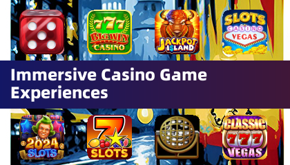没入型のカジノ ゲーム体験