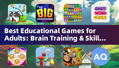 최고의 성인을 위한 교육 게임: 두뇌 훈련 및 기술 개발(퍼즐 게임)