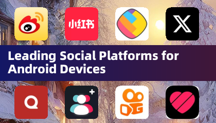 Android 기기를 위한 주요 소셜 플랫폼
