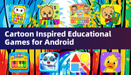 Cartoon Inspirierte Lernspiele für Android