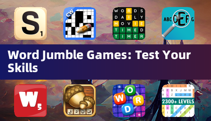 Wortdurcheinander-Spiele: Testen Sie Ihre Fähigkeiten