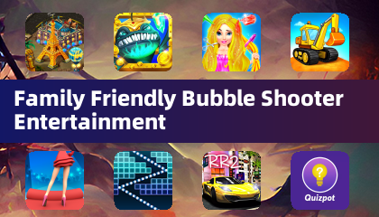 Familienfreundliches Bubble-Shooter-Unterhaltungsangebot